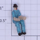 American Flyer 2016-787 Metal Truck Loader Man Driver Figure