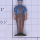 American Flyer FIG0203 Metal Wayside Station Cart Man Figure with Blue Hat