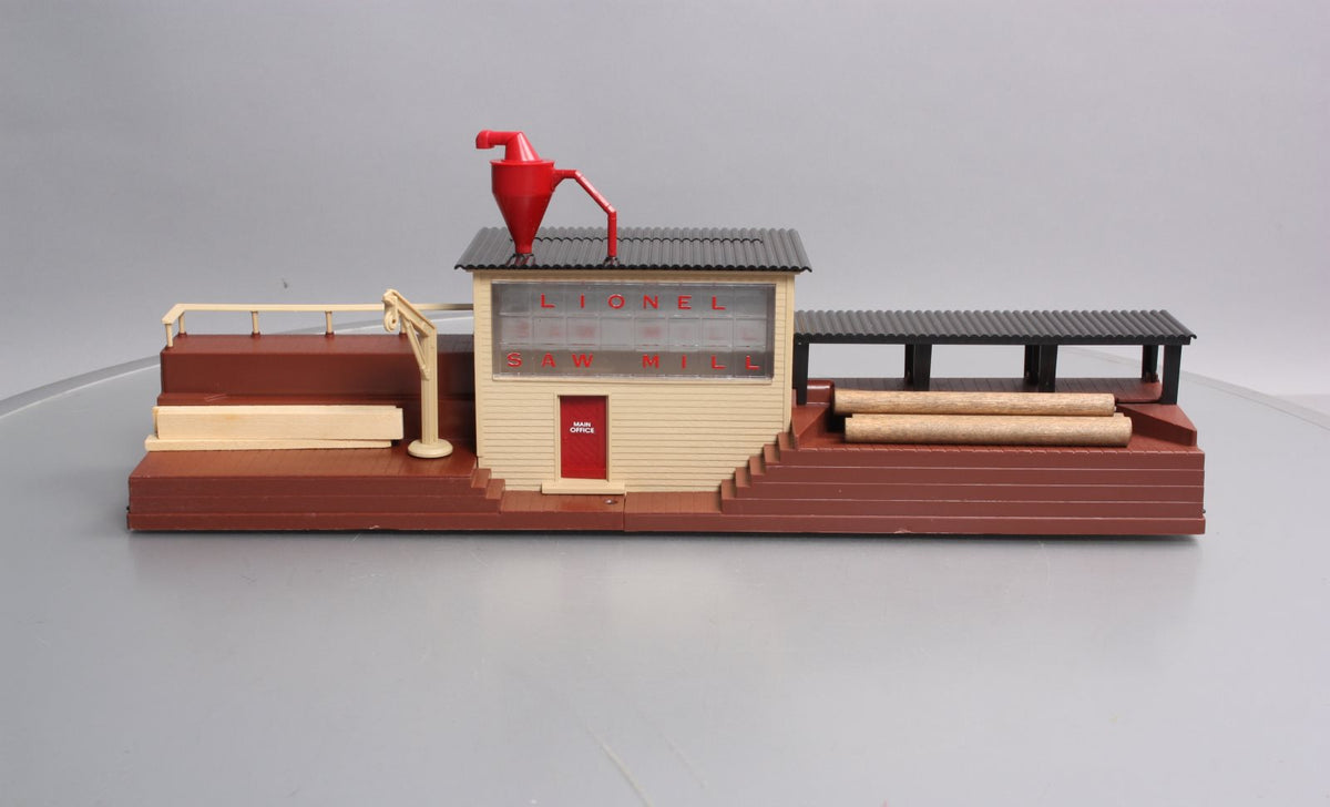 Lionel 6-12873 O Operating Sawmill with Brown Base LN/Box