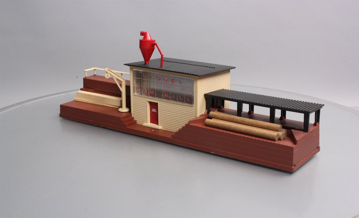 Lionel 6-12873 O Operating Sawmill with Brown Base LN/Box