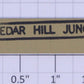 American Flyer SGN0569 "Cedar Hill Junction" Tower Metal Sign