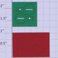 American Flyer SW0827 722A Switch Flag Markers - Late (Pair of 2)