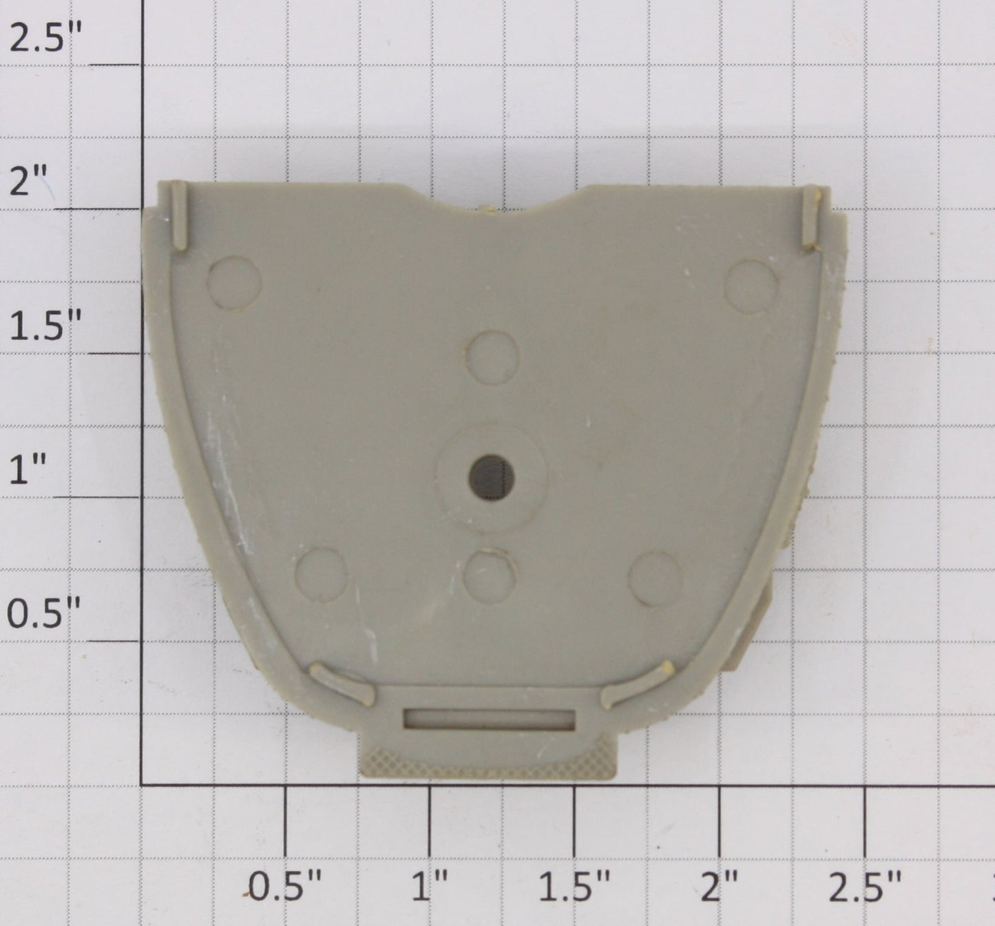 Lionel 2531-10 Observation Car Unpainted Rear Skirt Without Lettering