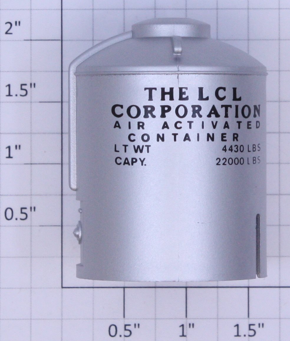 American Flyer PA13C201 O Gauge LCL Corp. Air Activated Container Canister