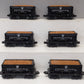 Lionel 1928190 O Pennsylvania Ore Car (Pack of 6)