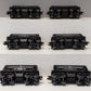 Lionel 1928190 O Pennsylvania Ore Car (Pack of 6) LN/Box