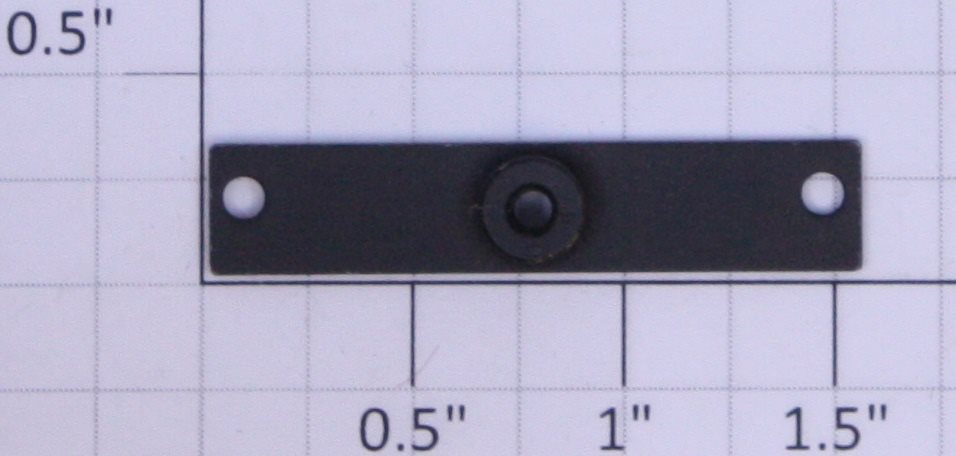 American Flyer XA9578 Black Cab Strap and Nut Boiler Rear Crossbar - Short