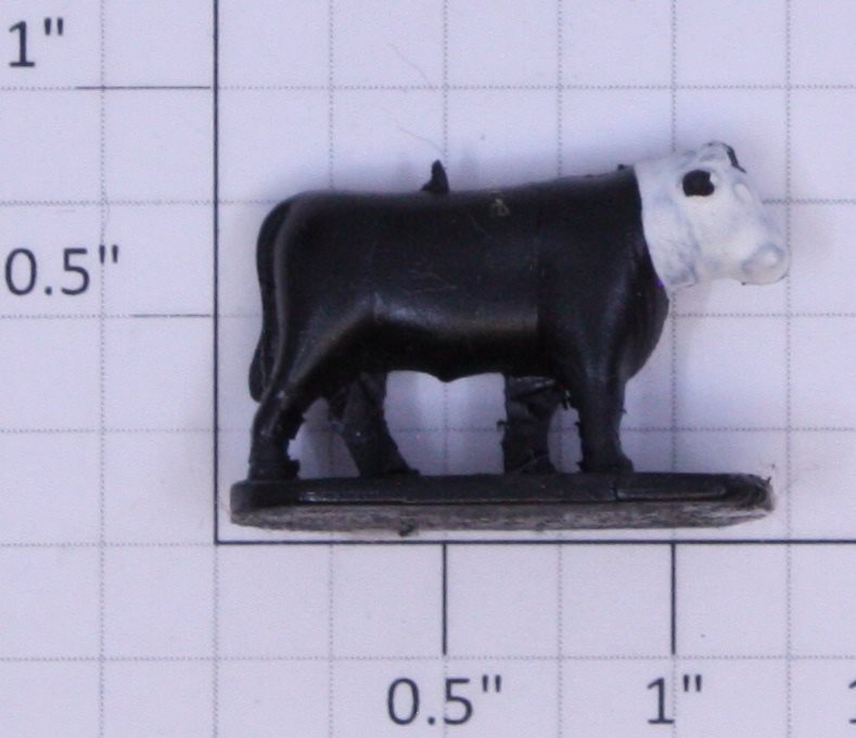 American Flyer XA771C S Gauge 771 Stockyard Black and White Cow Figure