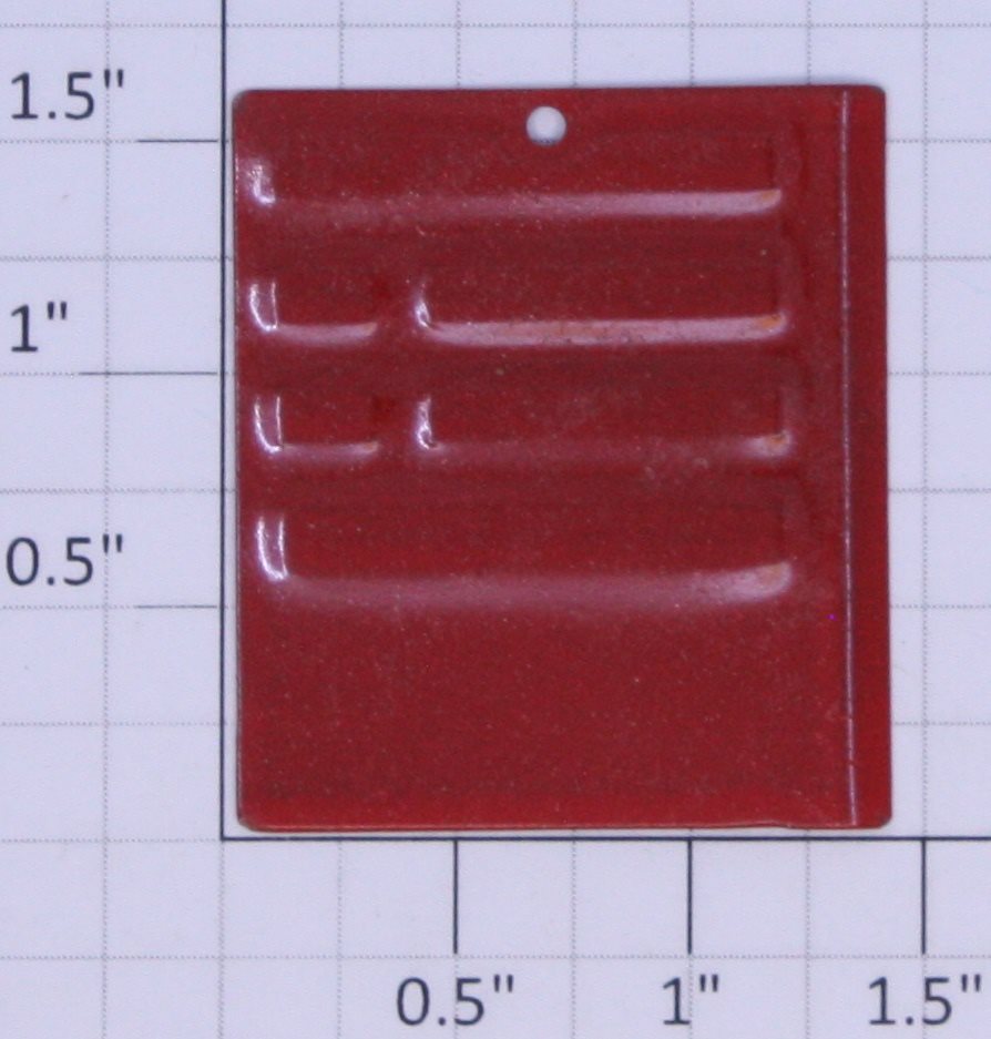 American Flyer 732-2  732 Operating Car Red Baggage Door