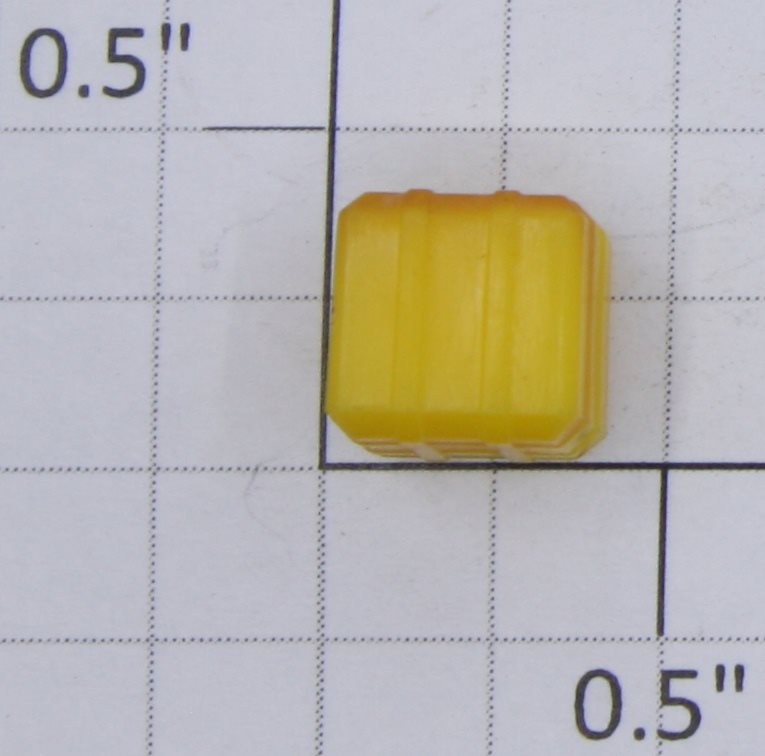 Acme 0102-1 HO Gauge Plastic Yellow Merchandise Cube 3/8