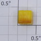 Acme 0102-1 HO Gauge Plastic Yellow Merchandise Cube 3/8"