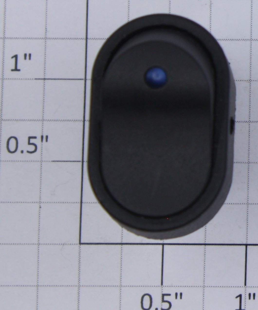 Dorman 84835 SPST Blue Glow Rocker Panel Switch 30A @ 12VDC