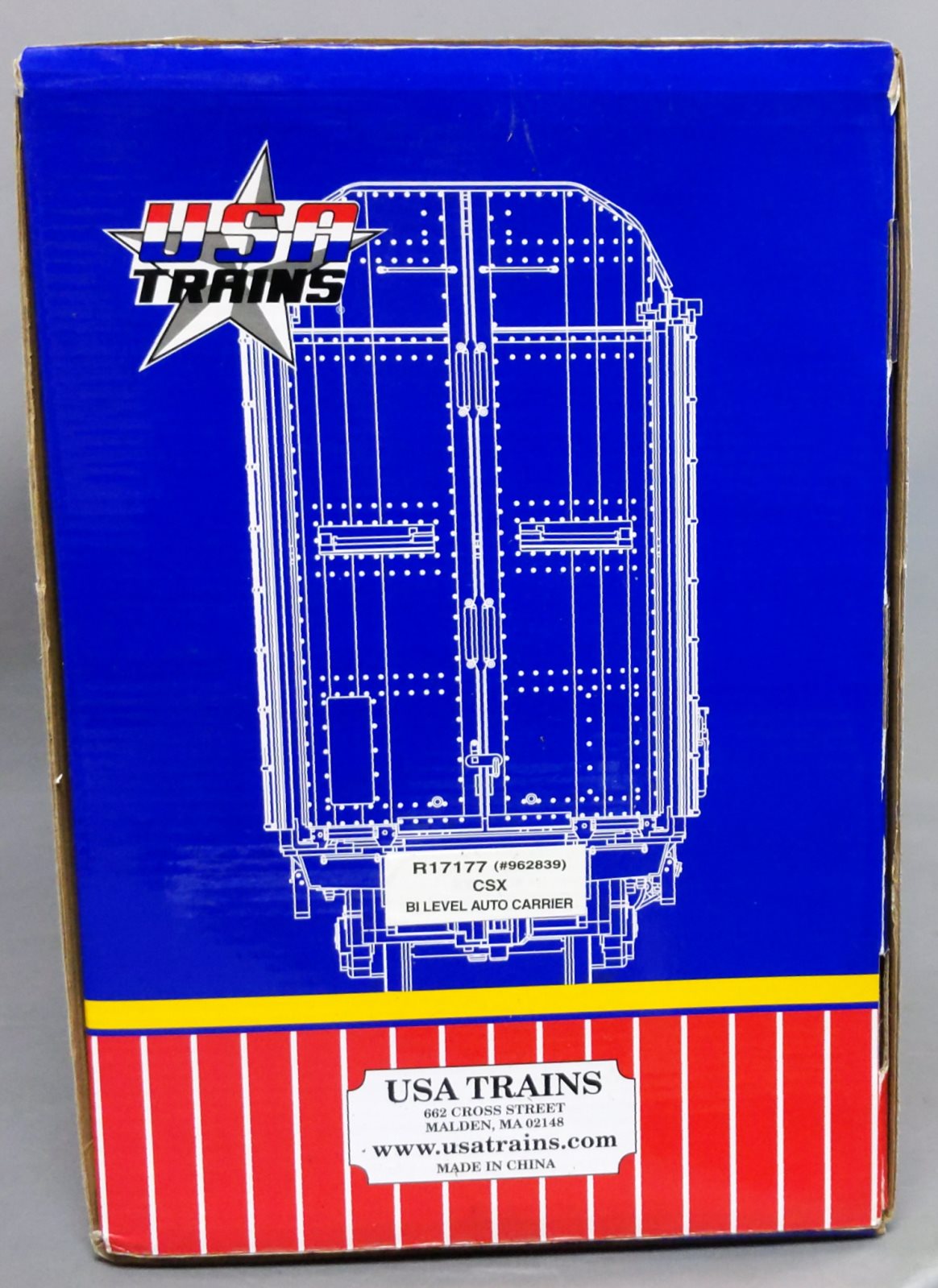 USA Trains R17177 G CSX Bi Level Auto Carriers