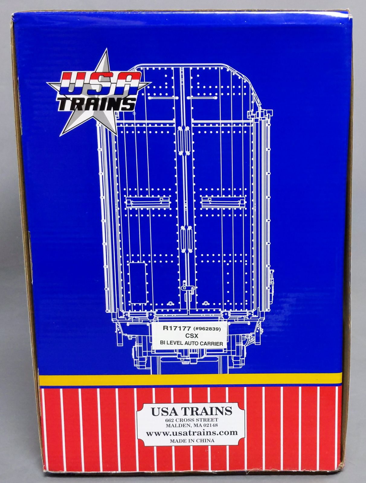 USA Trains R17177 G CSX Bi Level Auto Carriers