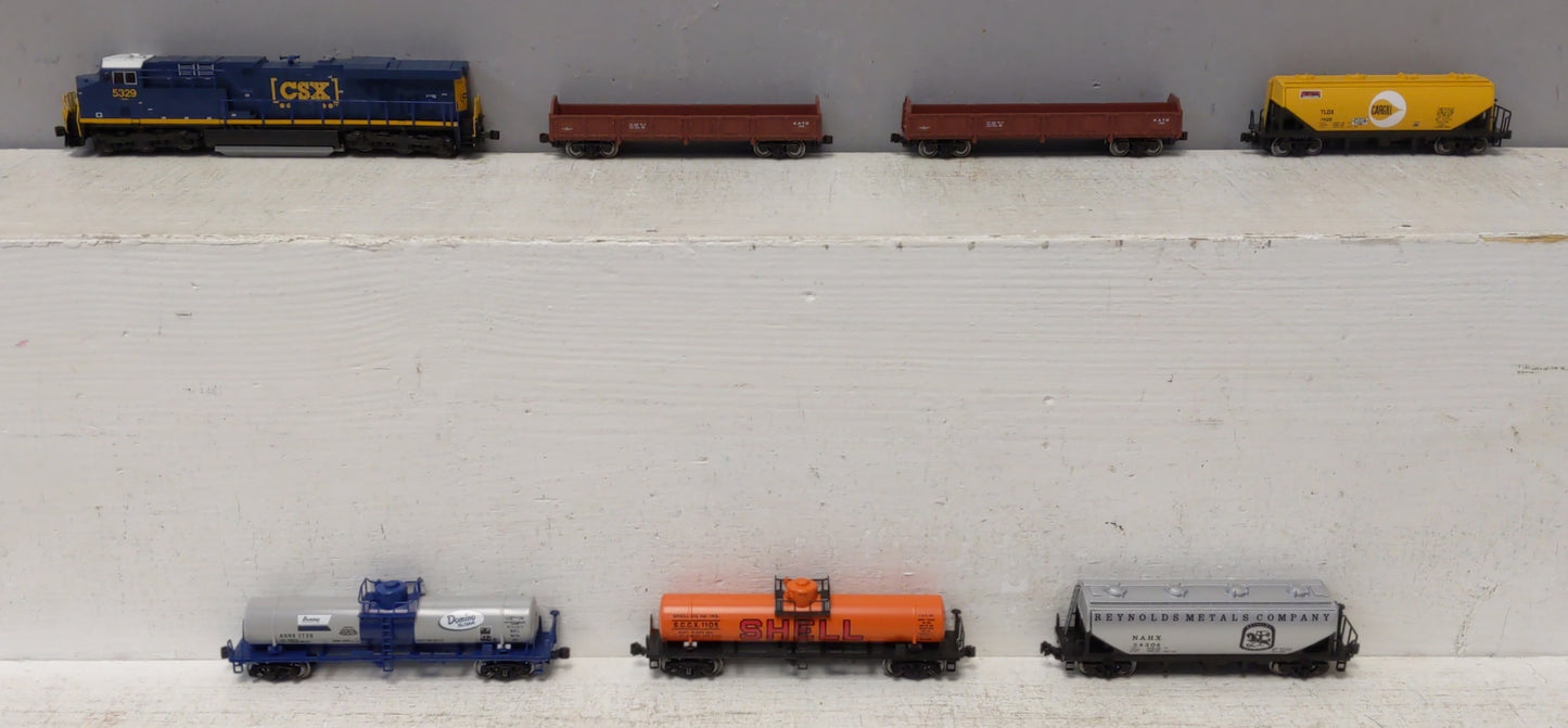 Kato 106-0021 CSX/Dark Future GE ES44AC GEVO N Gauge Diesel Freight Train Set