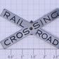 Acme 309-29X Stainless Steel Railroad Crossing Sign