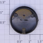 American Flyer PA-10061 S Scale Black Plastic Tank Car End with Lettering