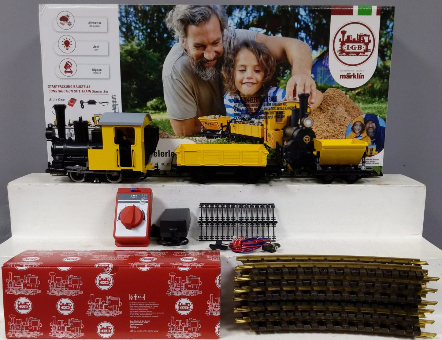 LGB 72503 Railworks Works G Gauge Steam Starter Train Set