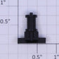 American Flyer PA12A079 Black Plastic Coal Pusher