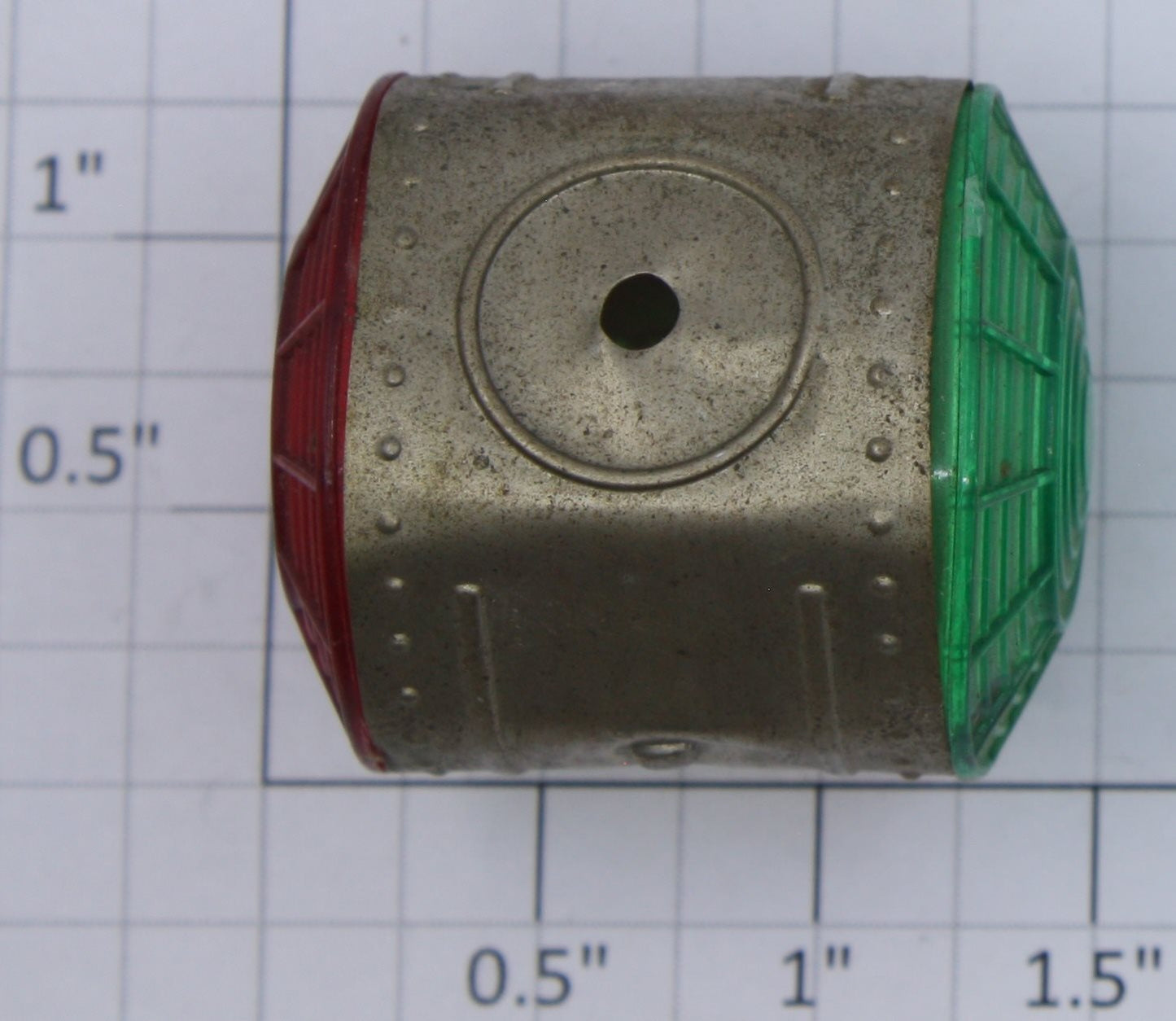 Lionel 494-17 Vibrating Type Beacon Housing Red/Green Lens Square Supports