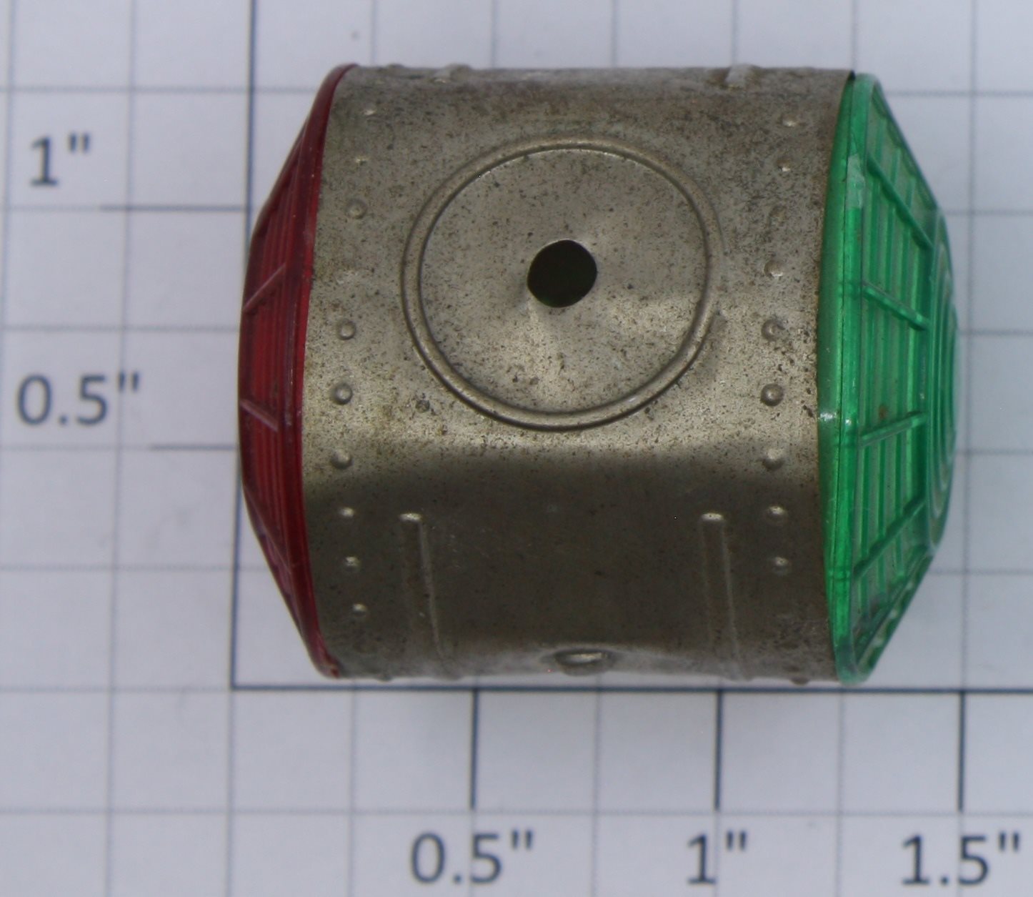Lionel 494-17 Vibrating Type Beacon Housing Red/Green Lens Square Supports