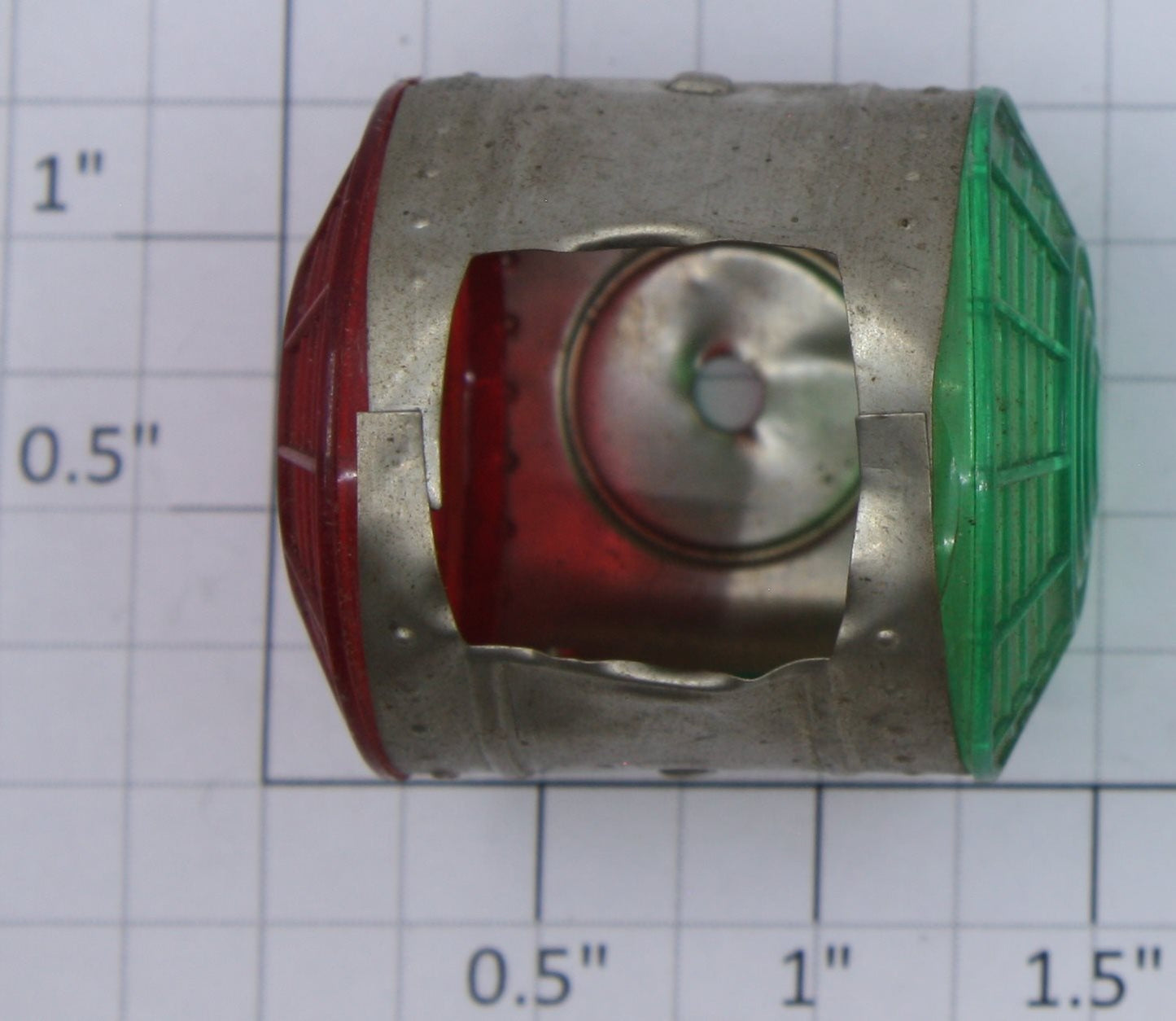 Lionel 494-17 Vibrating Type Beacon Housing Red/Green Lens Square Supports