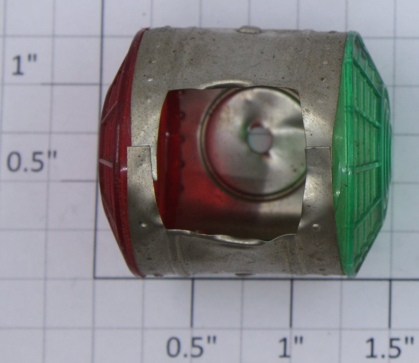 Lionel 494-17 Vibrating Type Beacon Housing Red/Green Lens Square Supports