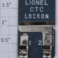 Lionel 2900-1 O Gauge Blue Fiber Board Track Lockon
