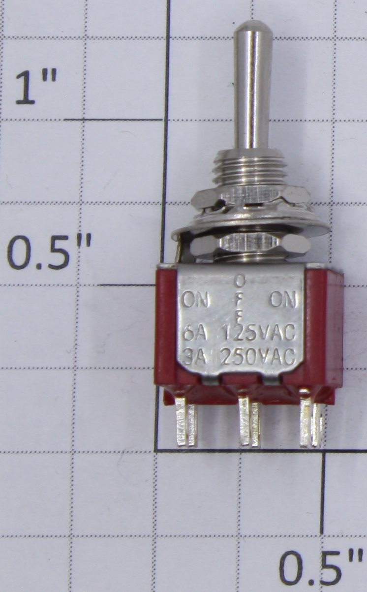 Acme 0103-11 DPDT Mini 2-Position Momentary Switch 6A @ 125VAC