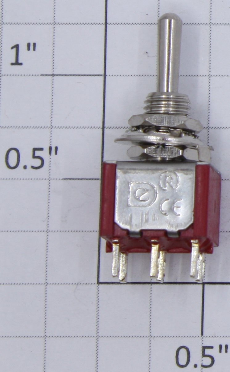 Acme 0103-11 DPDT Mini 2-Position Momentary Switch 6A @ 125VAC