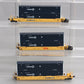 Kato 106-6172 N MAXI-IV 53' Stack Car 3pk TTX New Logo #765690 w/UMAX Cont