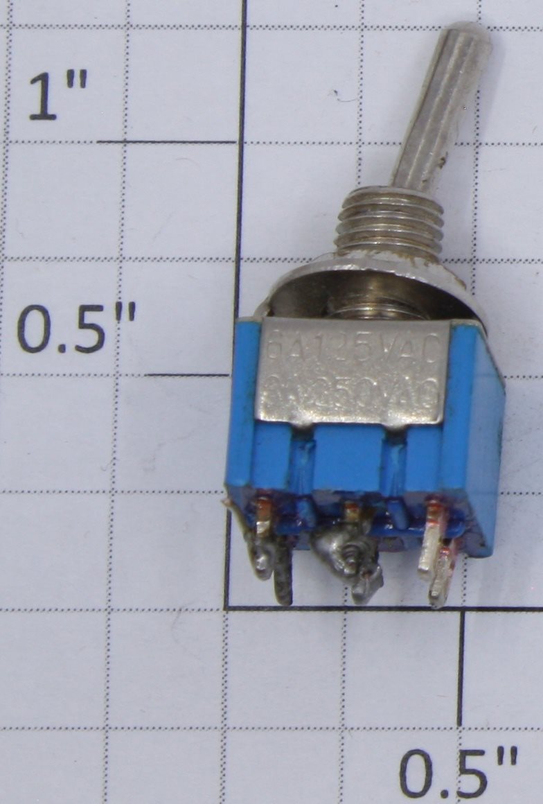 Acme MTS-2 DPDT Mini On/Off Toggle Switch 6A @ 120VAC