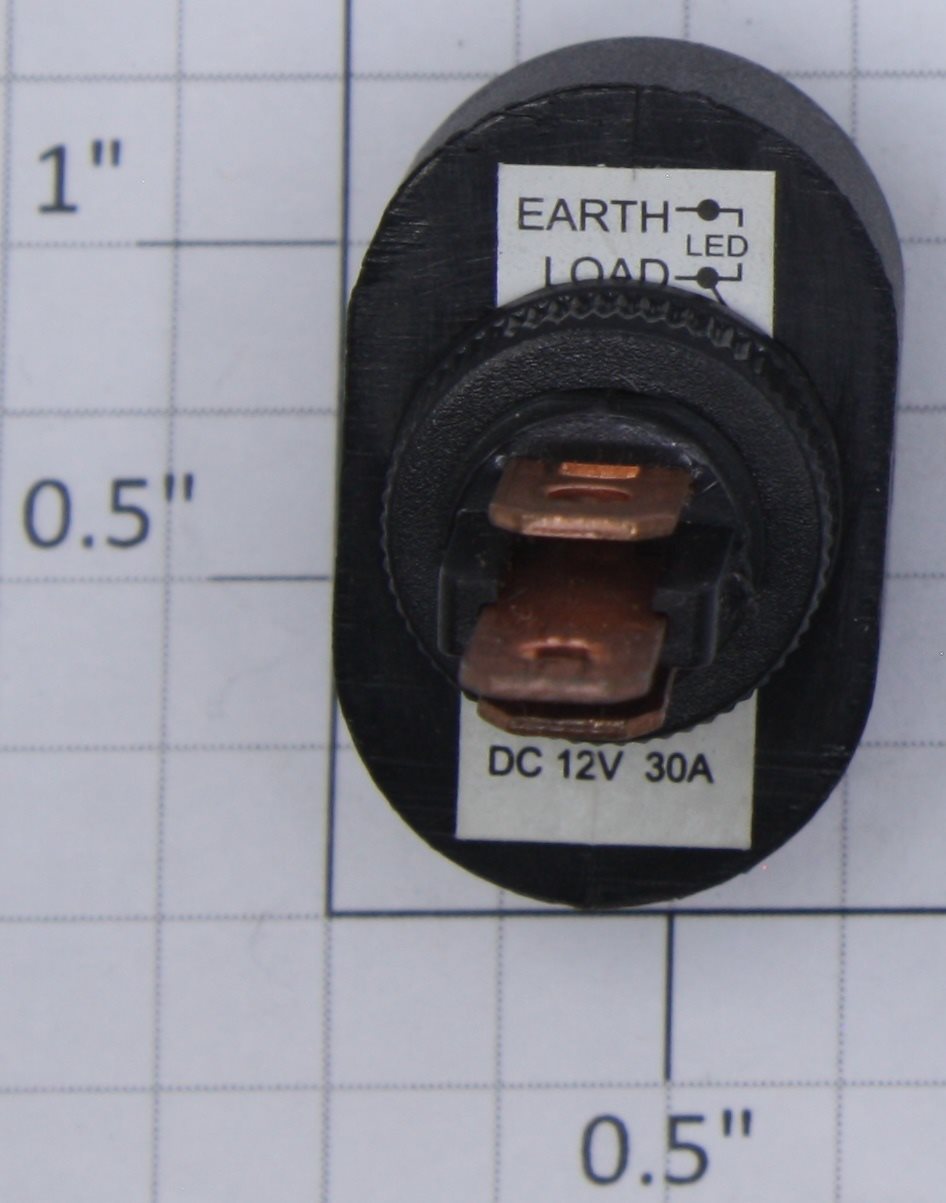 Dorman 84835 SPST Amber Glow Rocker Panel Switch 30A @ 12VDC
