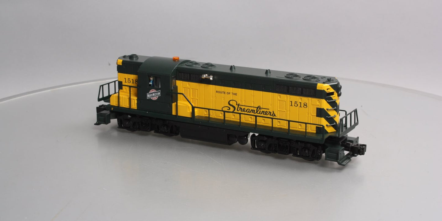 Lionel 6-28517 O C&NW Command Control Special GP7 Diesel Locomotive #1518 EX/Box