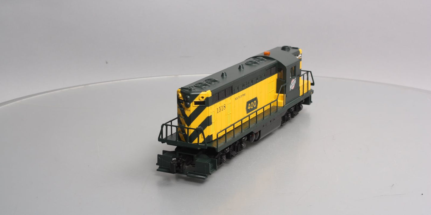 Lionel 6-28517 O C&NW Command Control Special GP7 Diesel Locomotive #1518 EX/Box