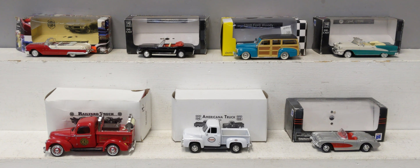 Various Manufacturers 1:43 Diecast Assorted Cars [7] VG