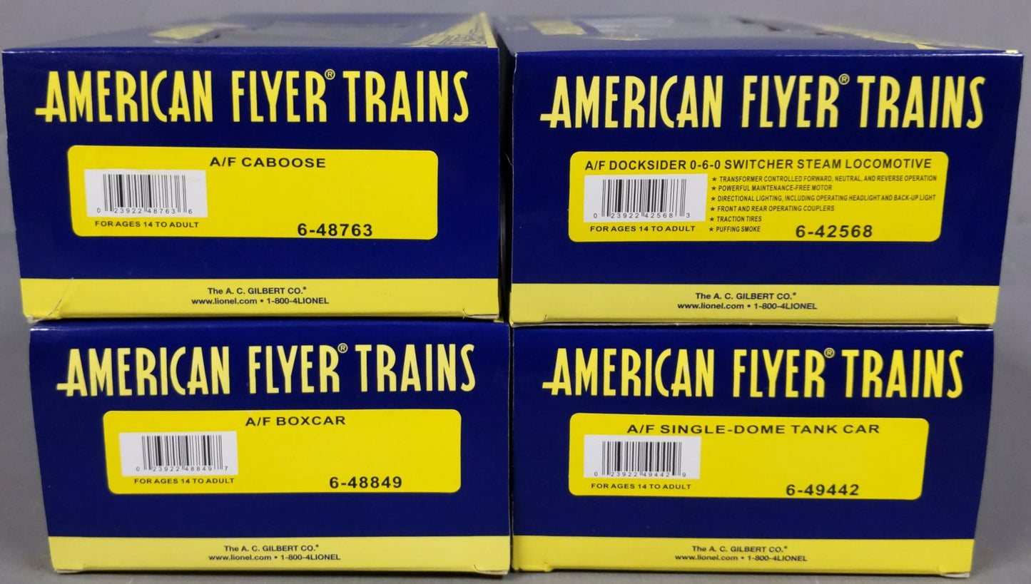 American Flyer 6-49634 S Gauge Southern Pacific Docksider Steam Train Set