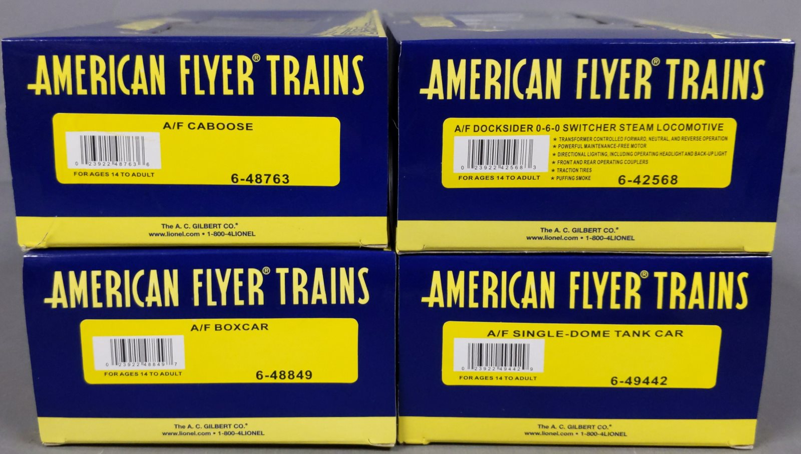 American Flyer 6-49634 S Gauge Southern Pacific Docksider Steam Train Set