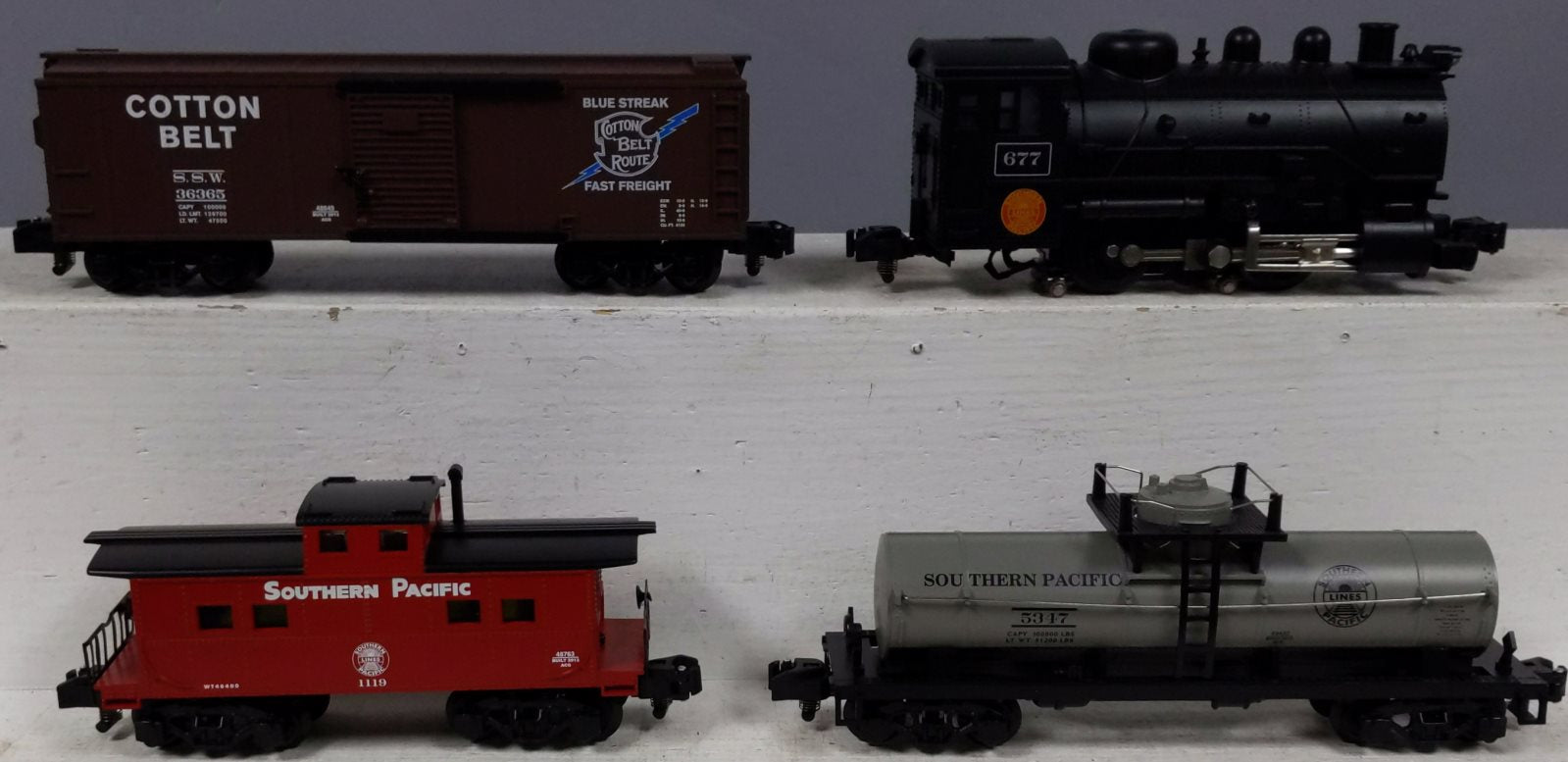 American Flyer 6-49634 S Gauge Southern Pacific Docksider Steam Train Set