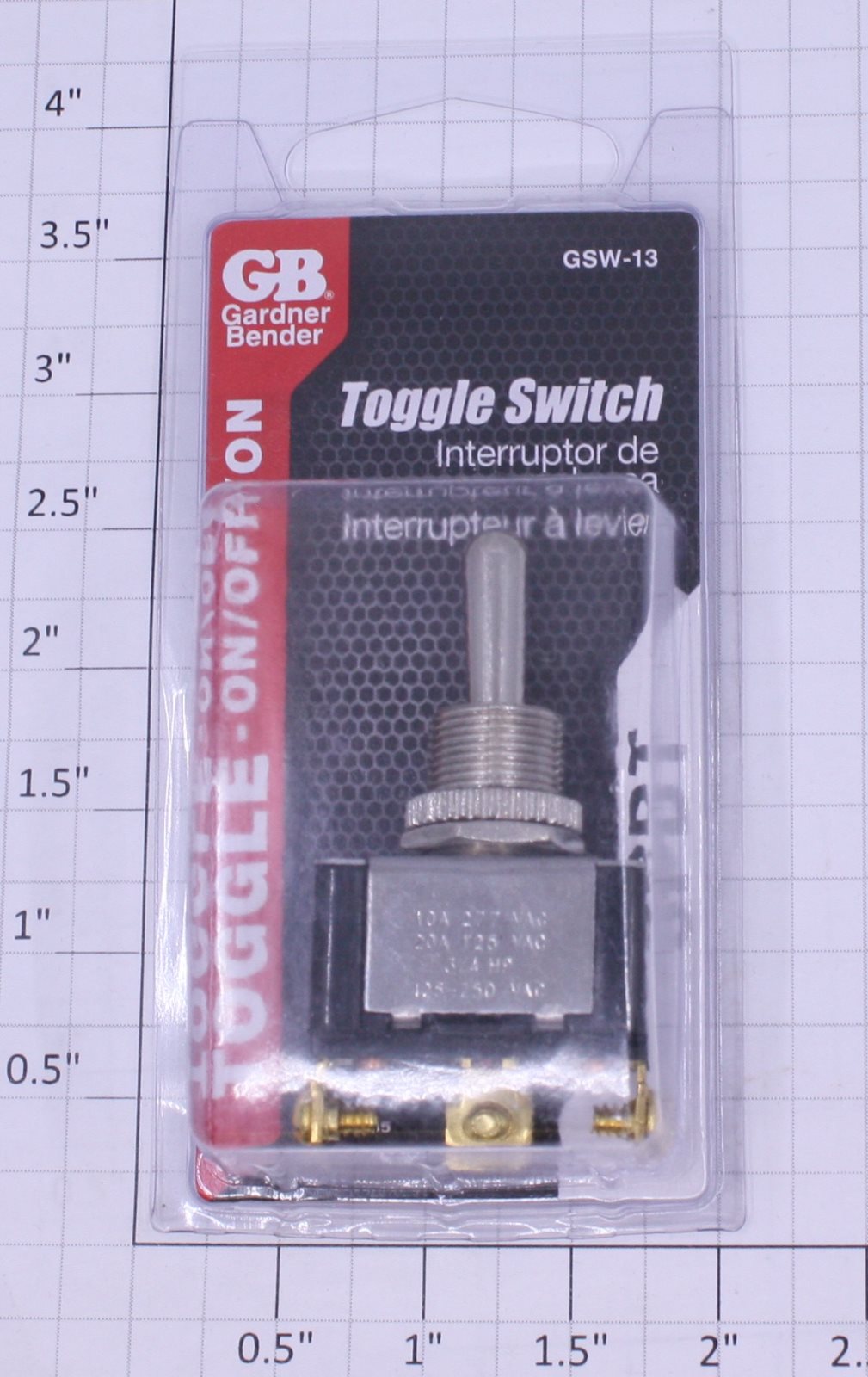 Gardner-Bender GSW-13 SPDT Toggle Switch in Package