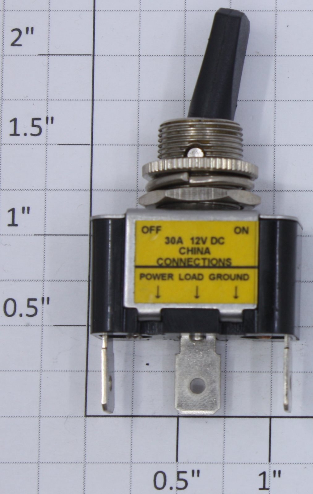 Acme 0103-13 SPST On/Off Duckbill Toggle Switch 30A @ 12VDC