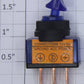 Acme 0103-06 SPST Blue Duckbill Panel Toggle Switch 12VDC
