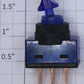 Acme 0103-06 SPST Blue Duckbill Panel Toggle Switch 12VDC