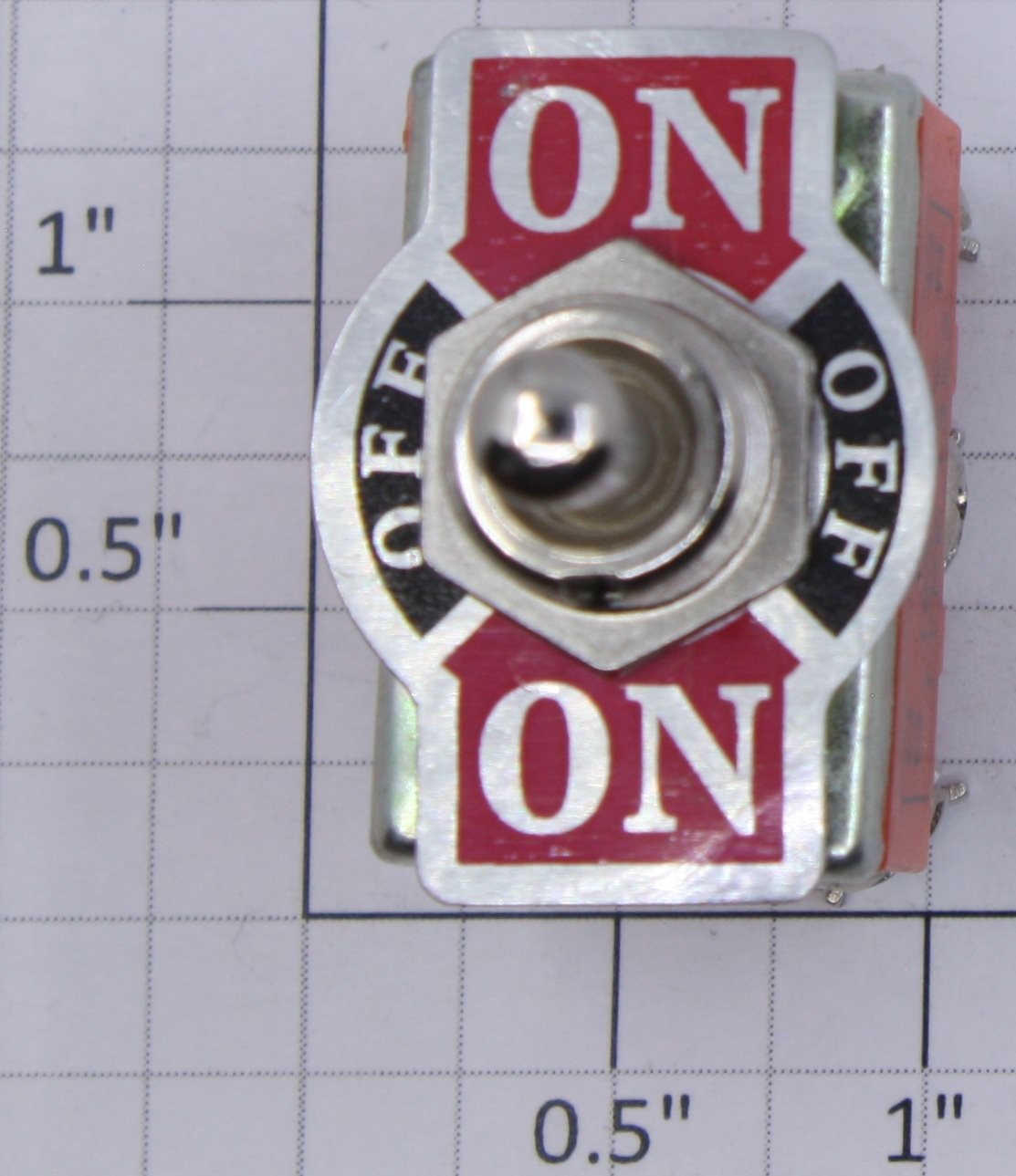 Acme 1010-07 DPDT Heavy Duty On/Off/On Toggle Switch 15A @ 250VAC Packaged