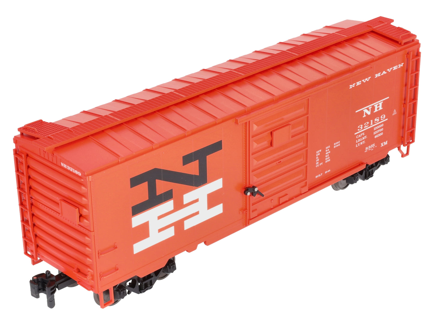 MTH 70-74081 G Scale New Haven Railking 40 ft Box Car #32189 - Metal Wheels