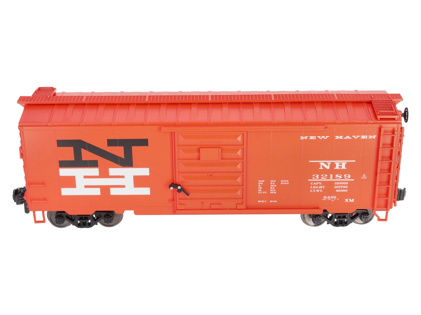 MTH 70-74081 G Scale New Haven Railking 40 ft Box Car #32189 - Metal Wheels