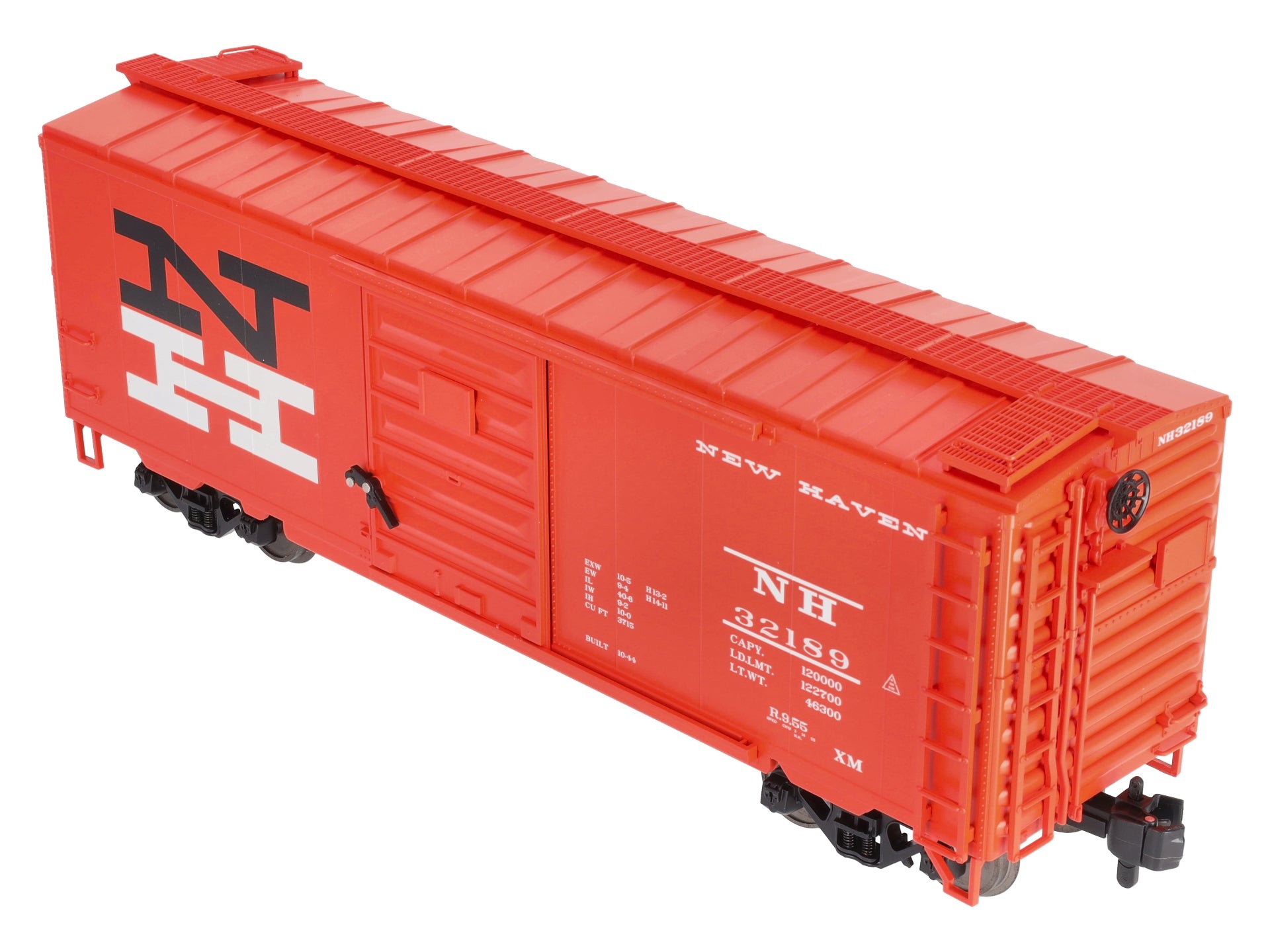 MTH 70-74081 G Scale New Haven Railking 40 ft Box Car #32189 - Metal Wheels