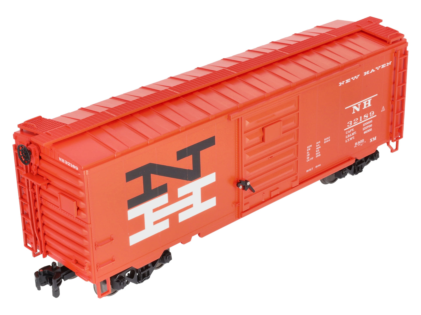 MTH 70-74081 G Scale New Haven Railking 40 ft Box Car #32189 - Metal Wheels