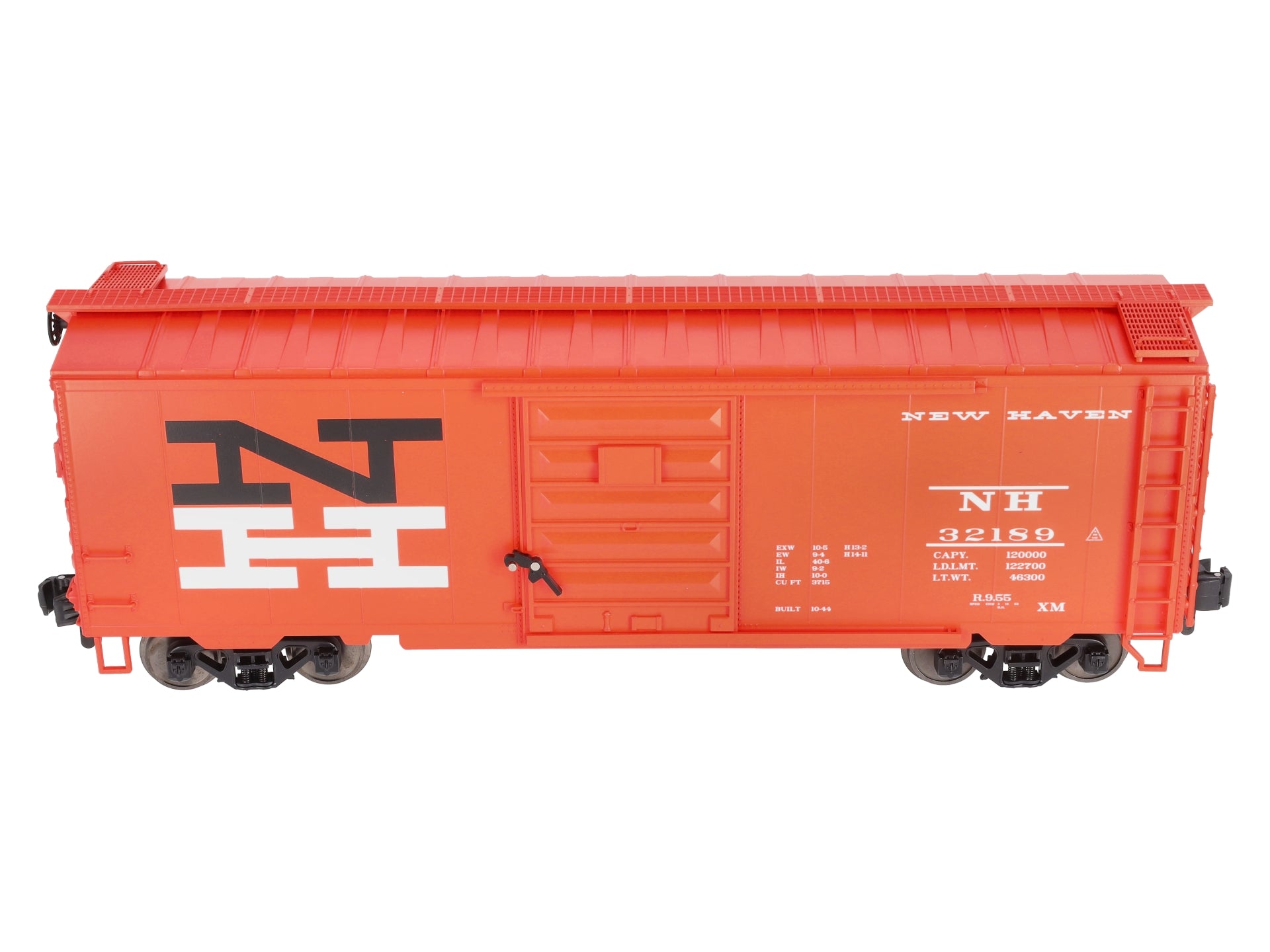 MTH 70-74081 G Scale New Haven Railking 40 ft Box Car #32189 - Metal Wheels