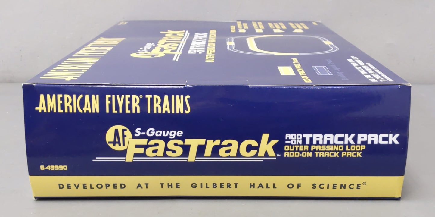 American Flyer 6-49990 S Scale Fastrack Outer Passing Loop Track Pack